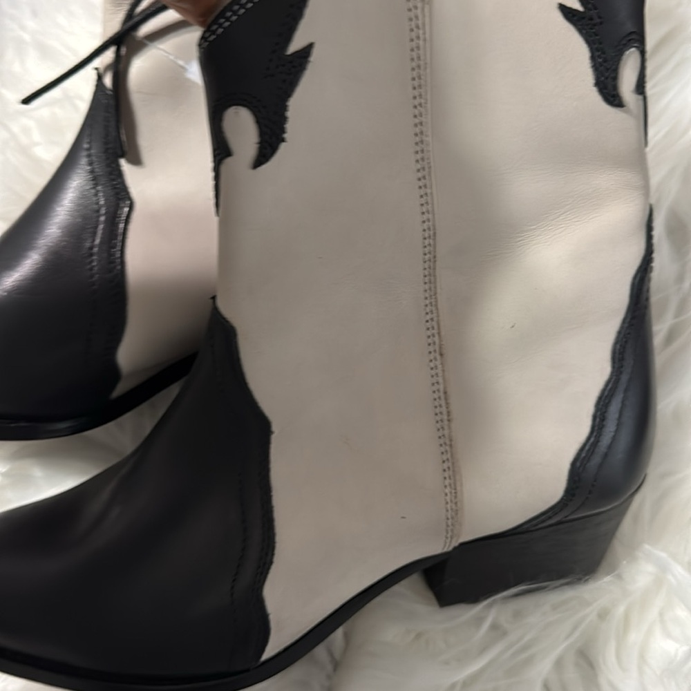 Free People New Frontier Western Boot in Arctic Fox Combo - Picture 13 of 16
